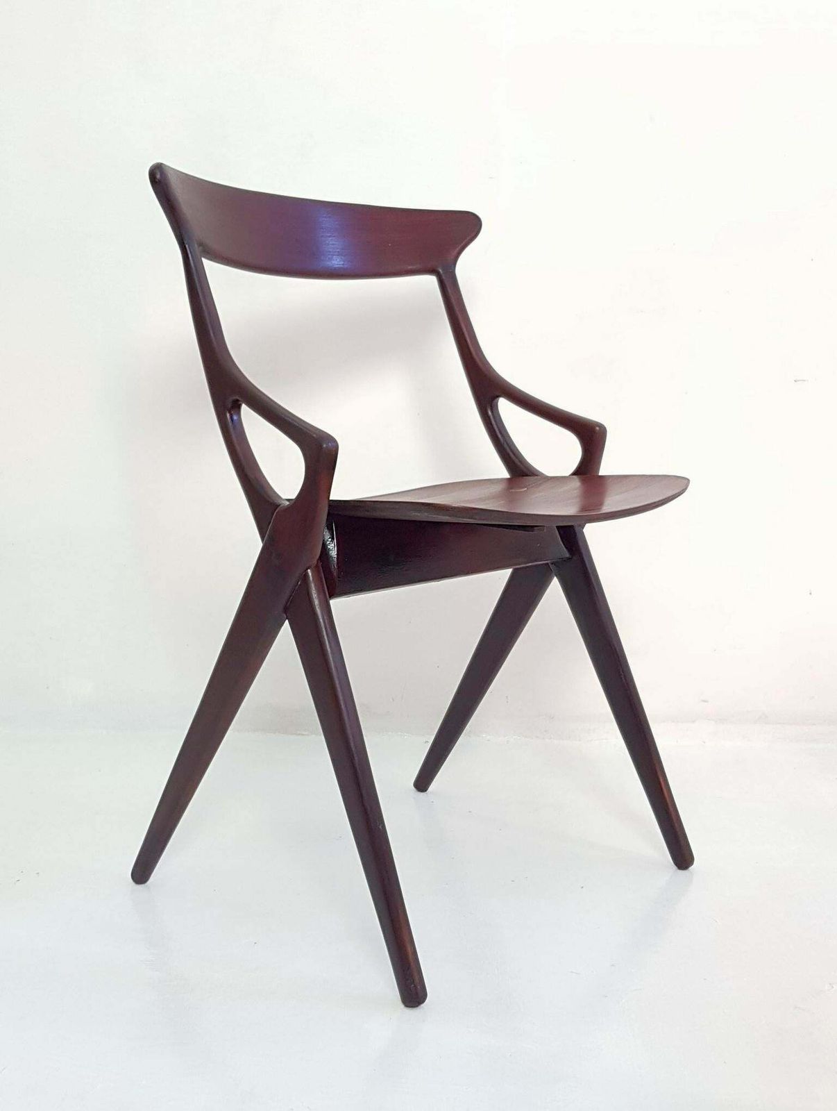 Set Of 4 Dining Chairs By Arne Hovmand Olsen For Mogens Kold, Denmark, 1959 photo buy