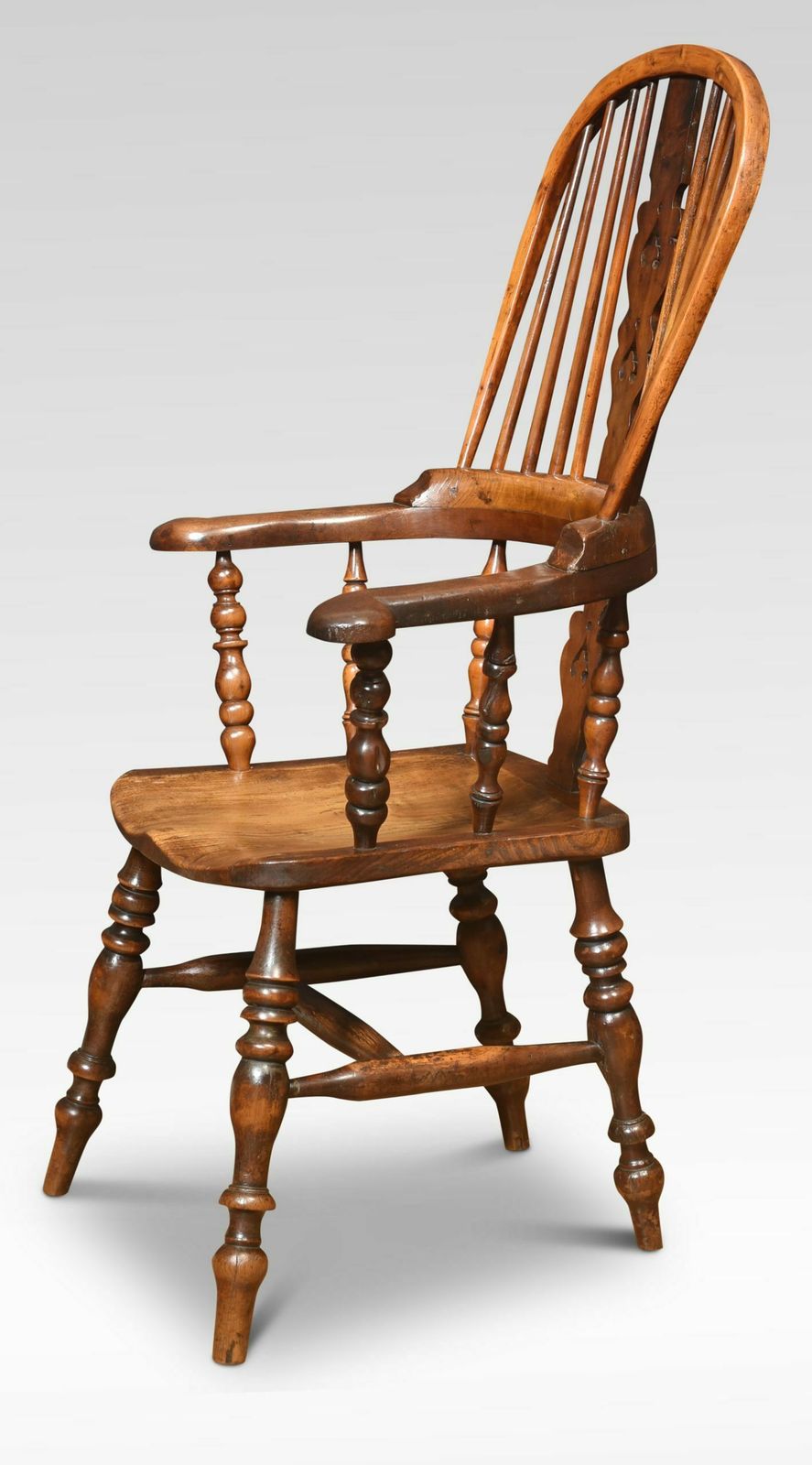 Yew Wood Windsor Armchair, 1800s photo 1050.0