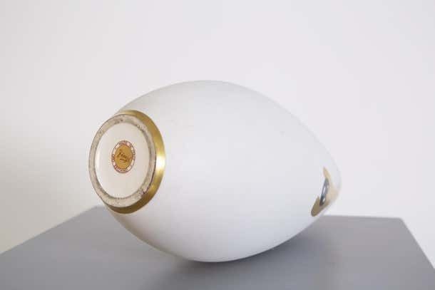 Precious Va By Arrigo Finzi In Pure Gold And Porcelain Original Label 1950s photo buy