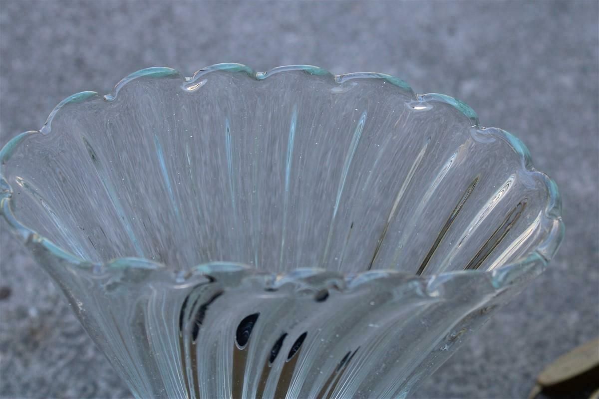 photo for sale Mid Century Cup Table Lamp Barovier Murano Glass Made In Italy 1950s