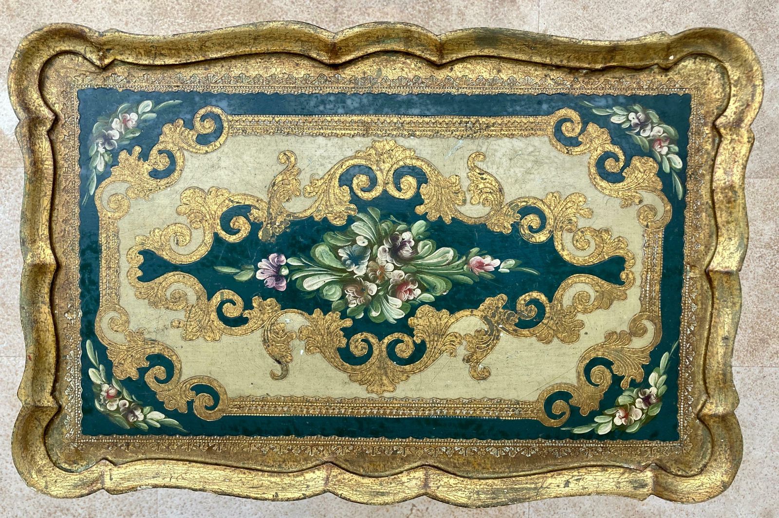 1984.0 Italian Florentine Neoclassical Nesting Tables In Giltwood, 1960s, Set Of 3 photo