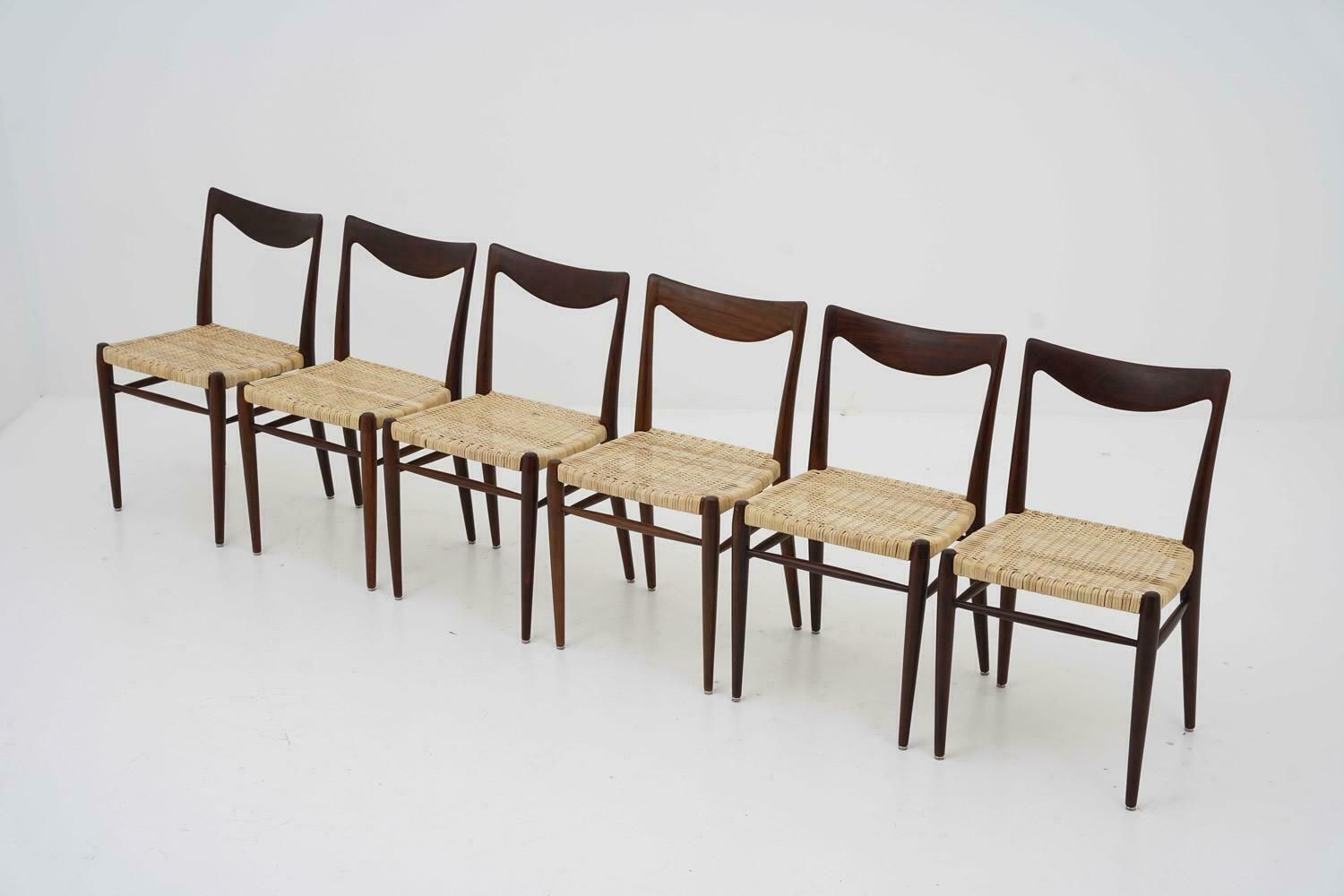 Scandinavian Midcentury Dining Chairs "Bambi" By Rastad & Relling photo furniture