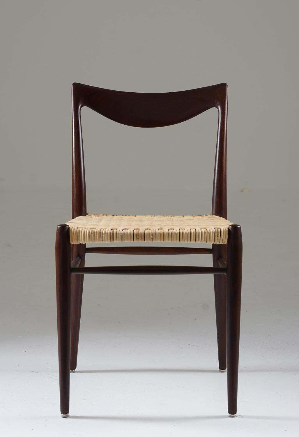 Scandinavian Midcentury Dining Chairs "Bambi" By Rastad & Relling photo for sale