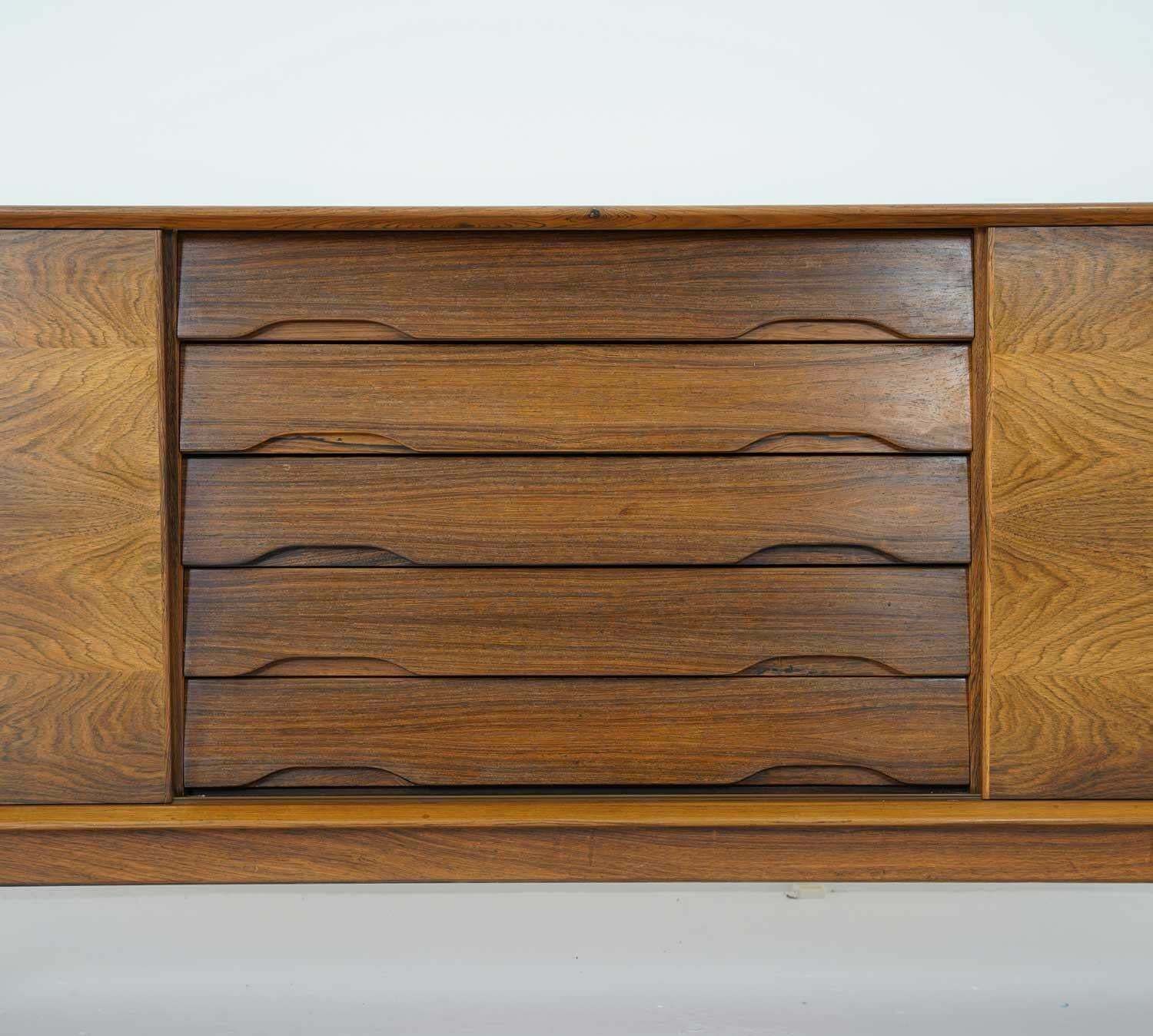 Scandinavian Midcentury Rosewood Sideboard By Egon Kristensen photo for sale