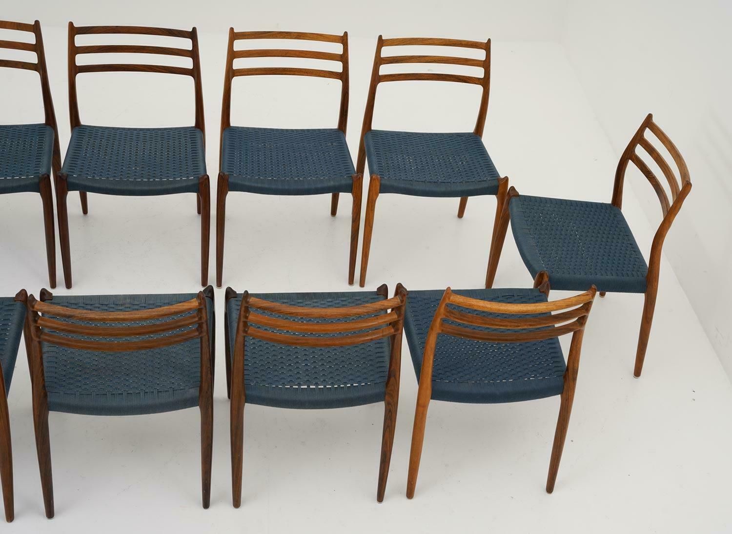 Scandinavian Midcentury Dining Chairs Model 78 By Niels Otto Møller photo Furniture