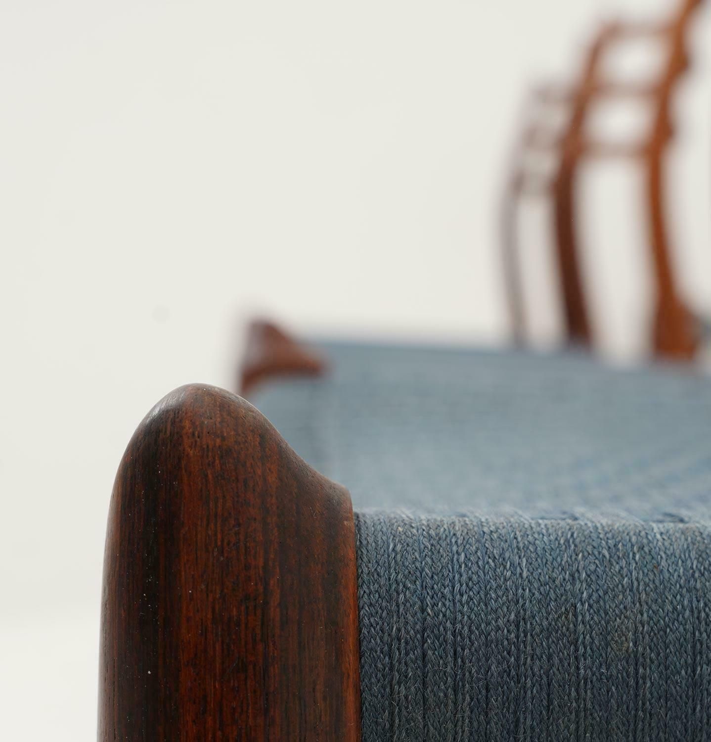 Scandinavian Midcentury Dining Chairs Model 78 By Niels Otto Møller photo vintage