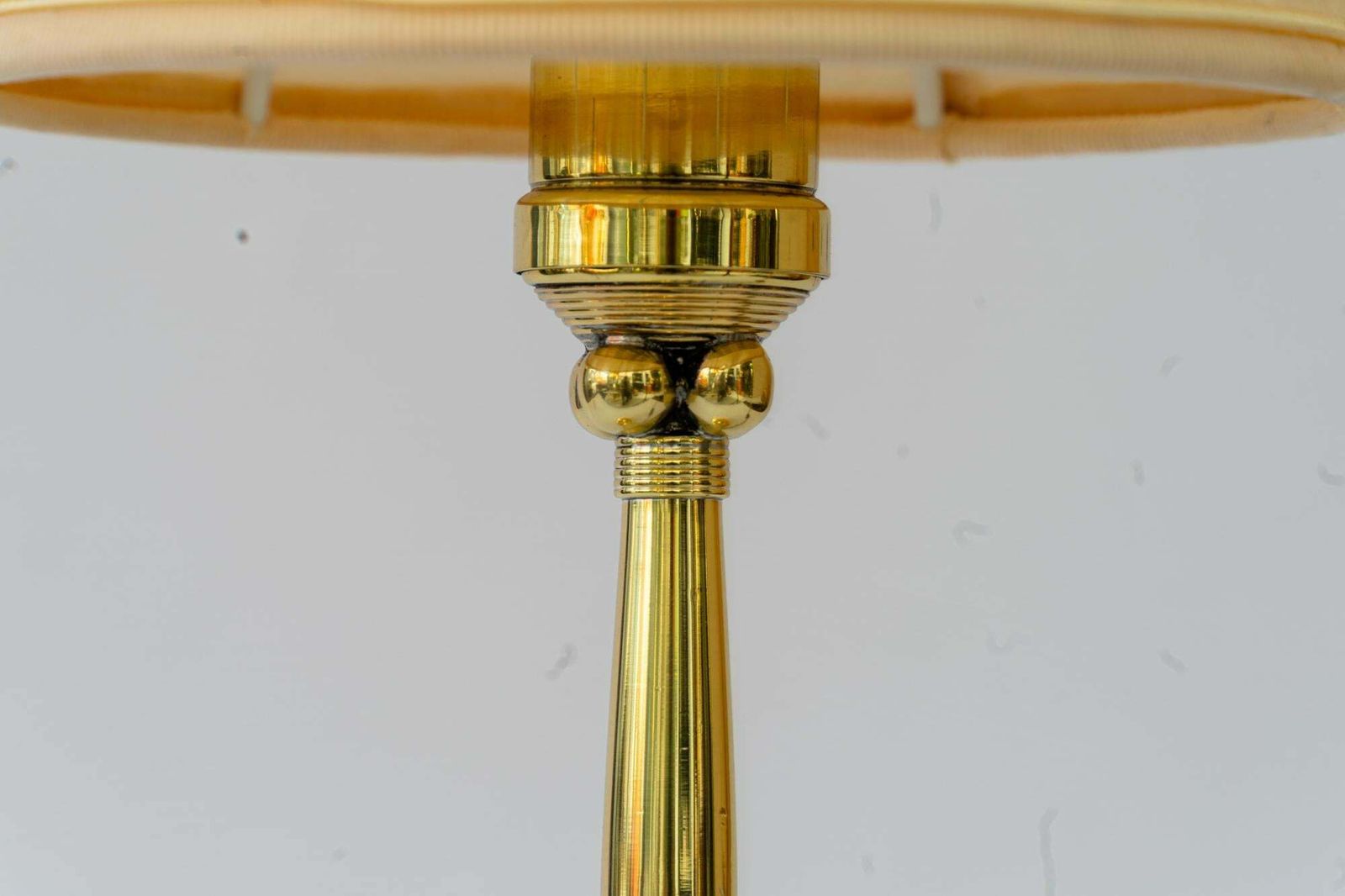 Art Deco Table Lamp Vienna Around 1920s With Fabric Shade photo for sale