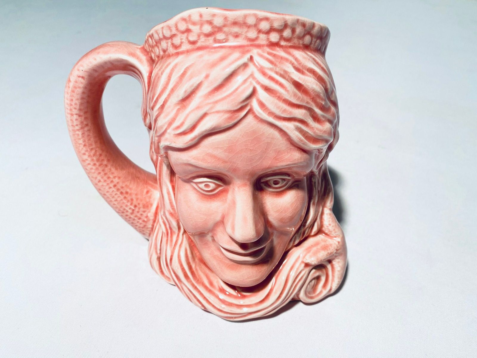 Royal Alma England Pink Coffee Mug Tea Cup / Face Mug / Vintage Teaware
