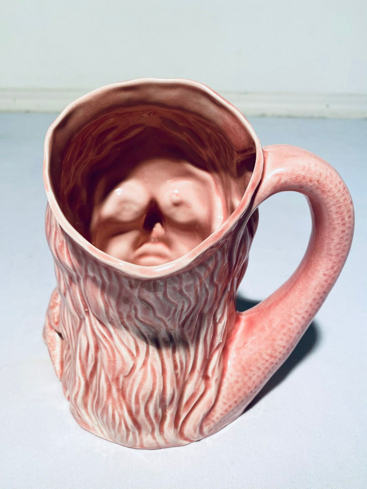Royal Alma England Pink Coffee Mug Tea Cup / Face Mug / Vintage Teaware photo 64.0