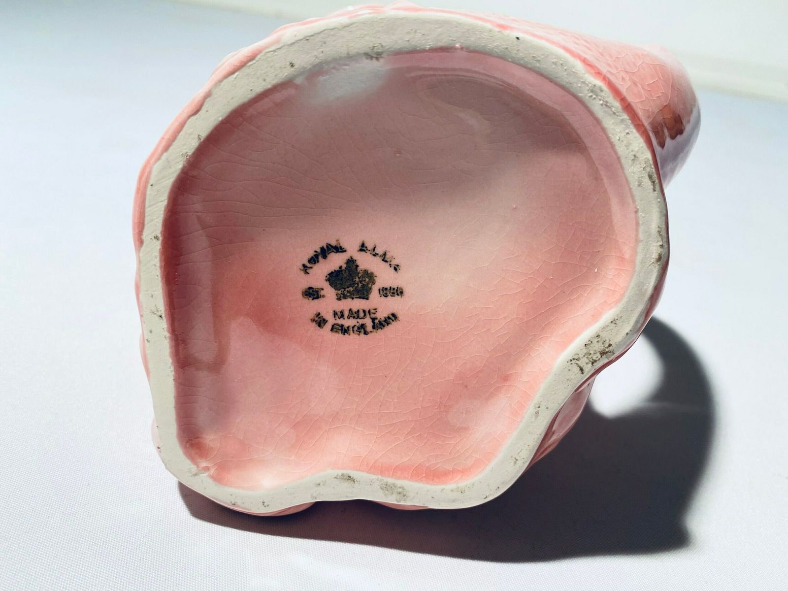 photo for sale Royal Alma England Pink Coffee Mug Tea Cup / Face Mug / Vintage Teaware