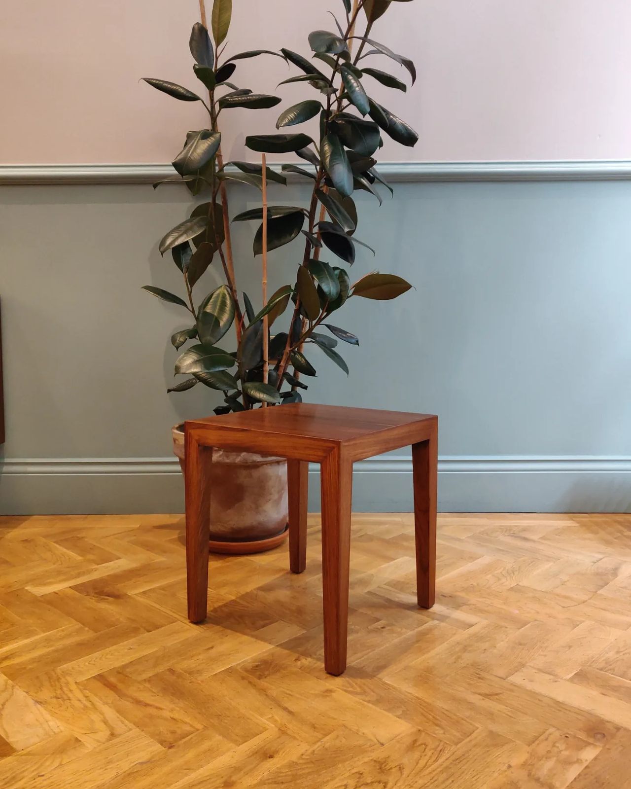 Mid 20th Century Rosewood Side Table Designed By Severin Hansen For Haslev Mobelsnedkeri photo furniture