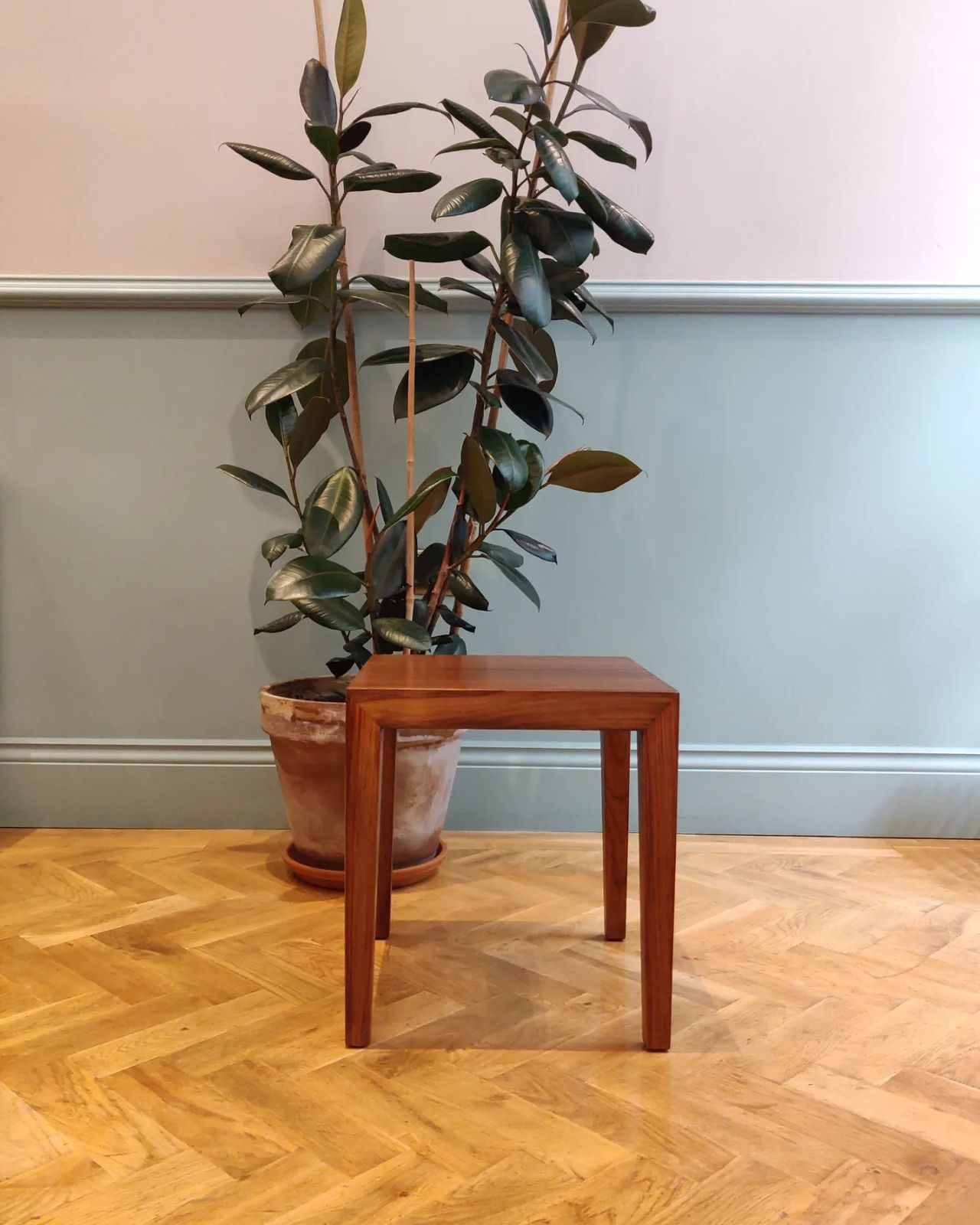 Mid 20th Century Rosewood Side Table Designed By Severin Hansen For Haslev Mobelsnedkeri