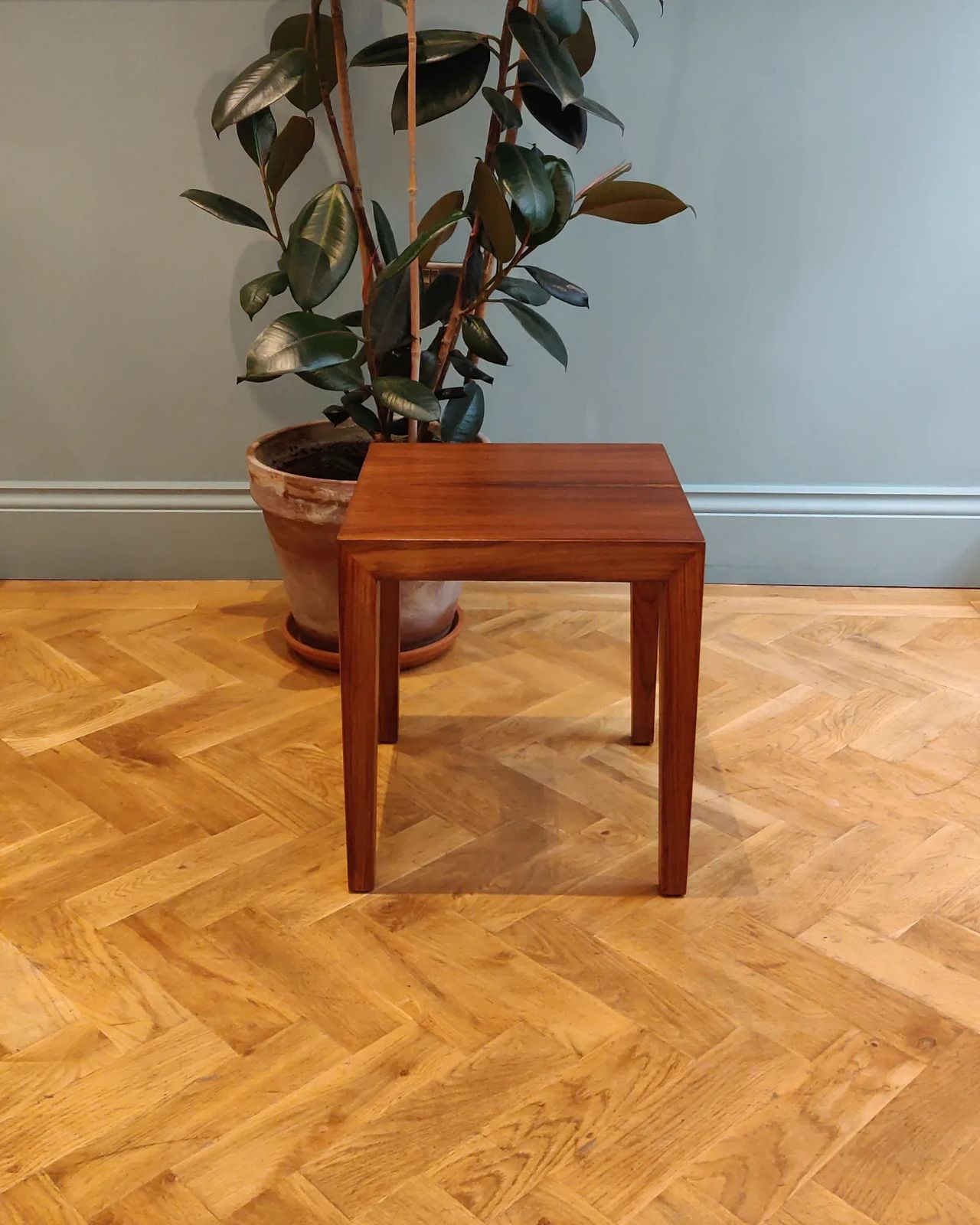 Mid 20th Century Rosewood Side Table Designed By Severin Hansen For Haslev Mobelsnedkeri photo 505.0