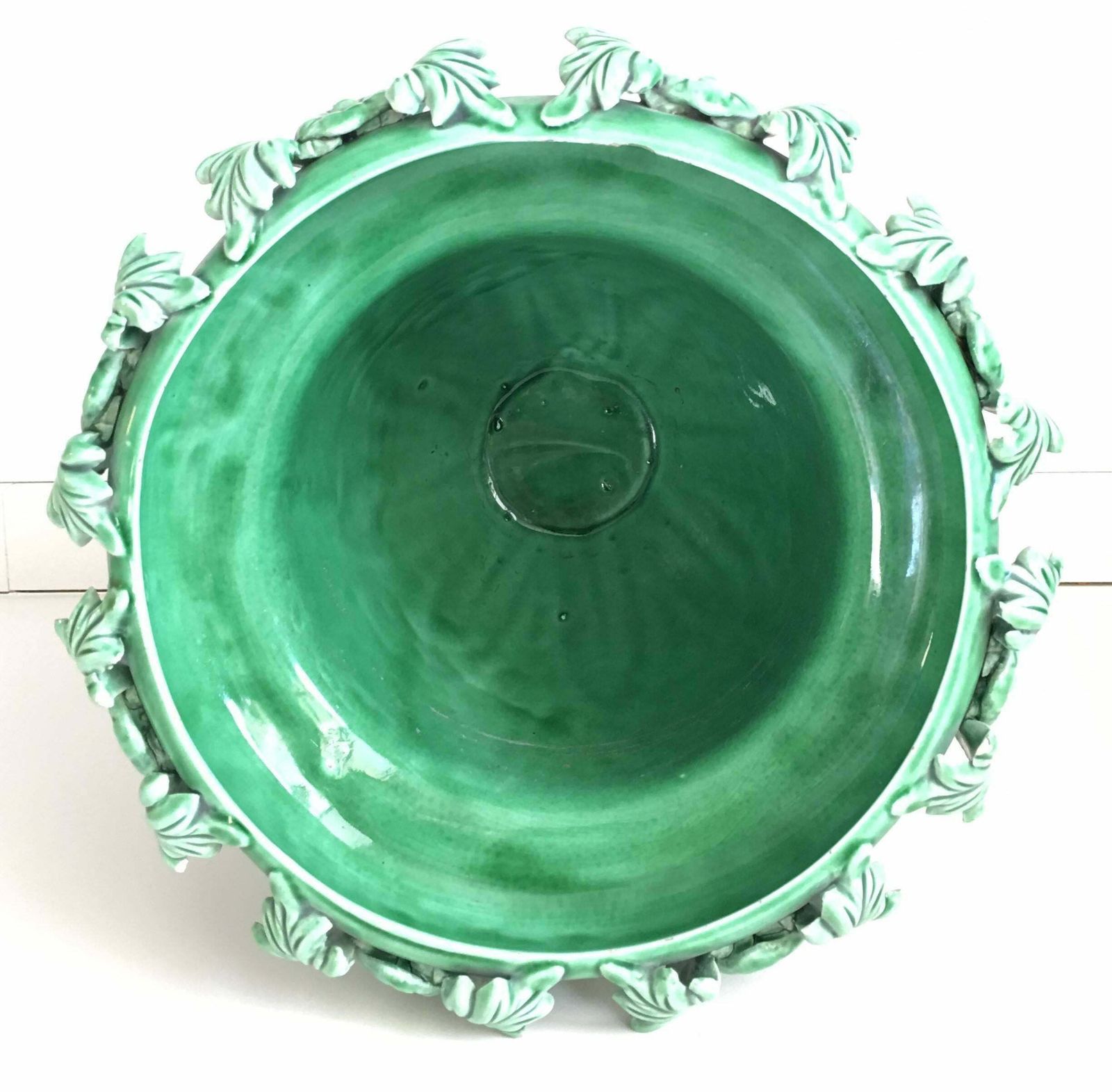 Jardinière ou vase en céramique Art Nouveau français, vers 1910 photo Décoration