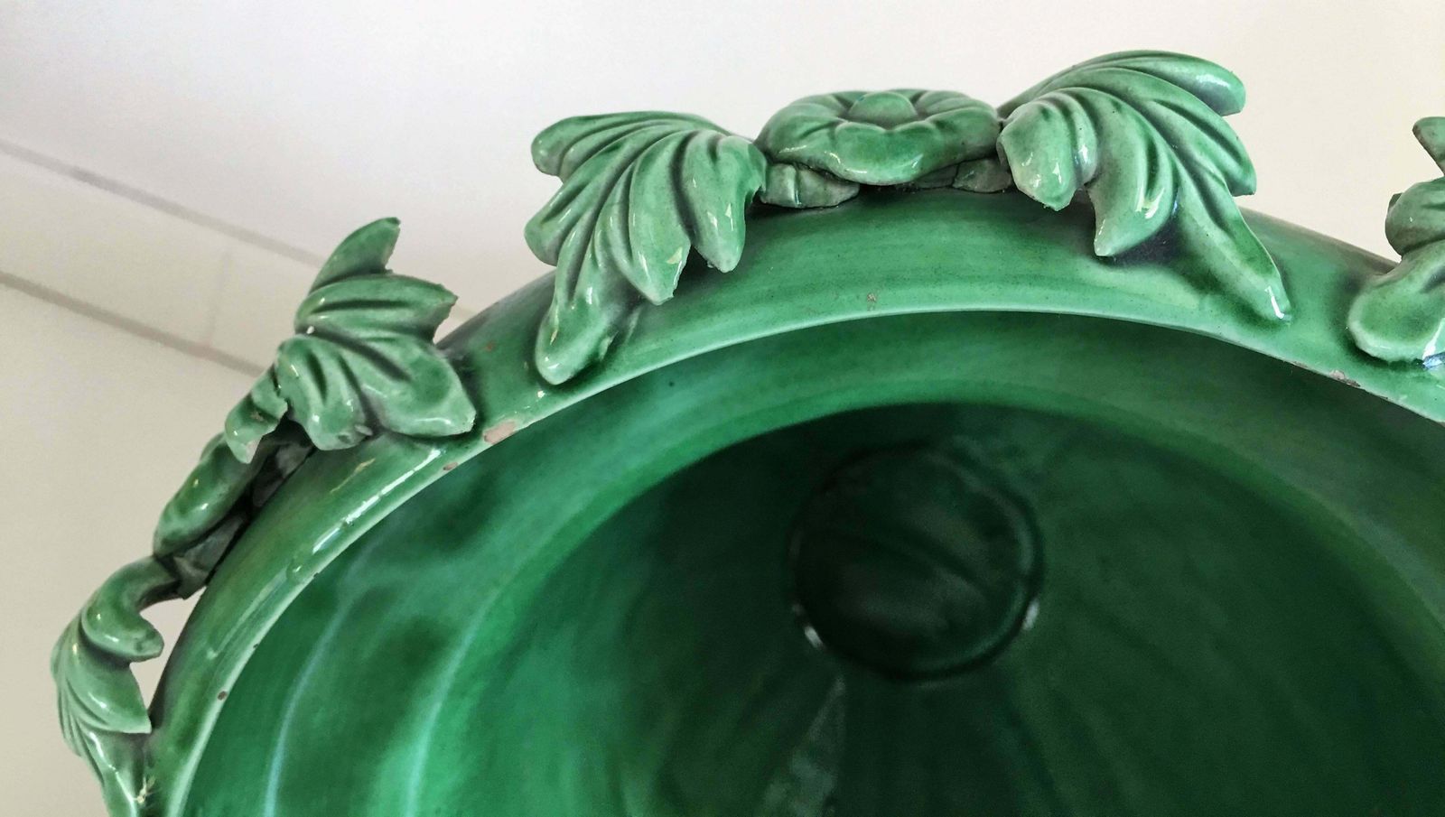 Jardinière ou vase en céramique Art Nouveau français, vers 1910 photo 1321.0