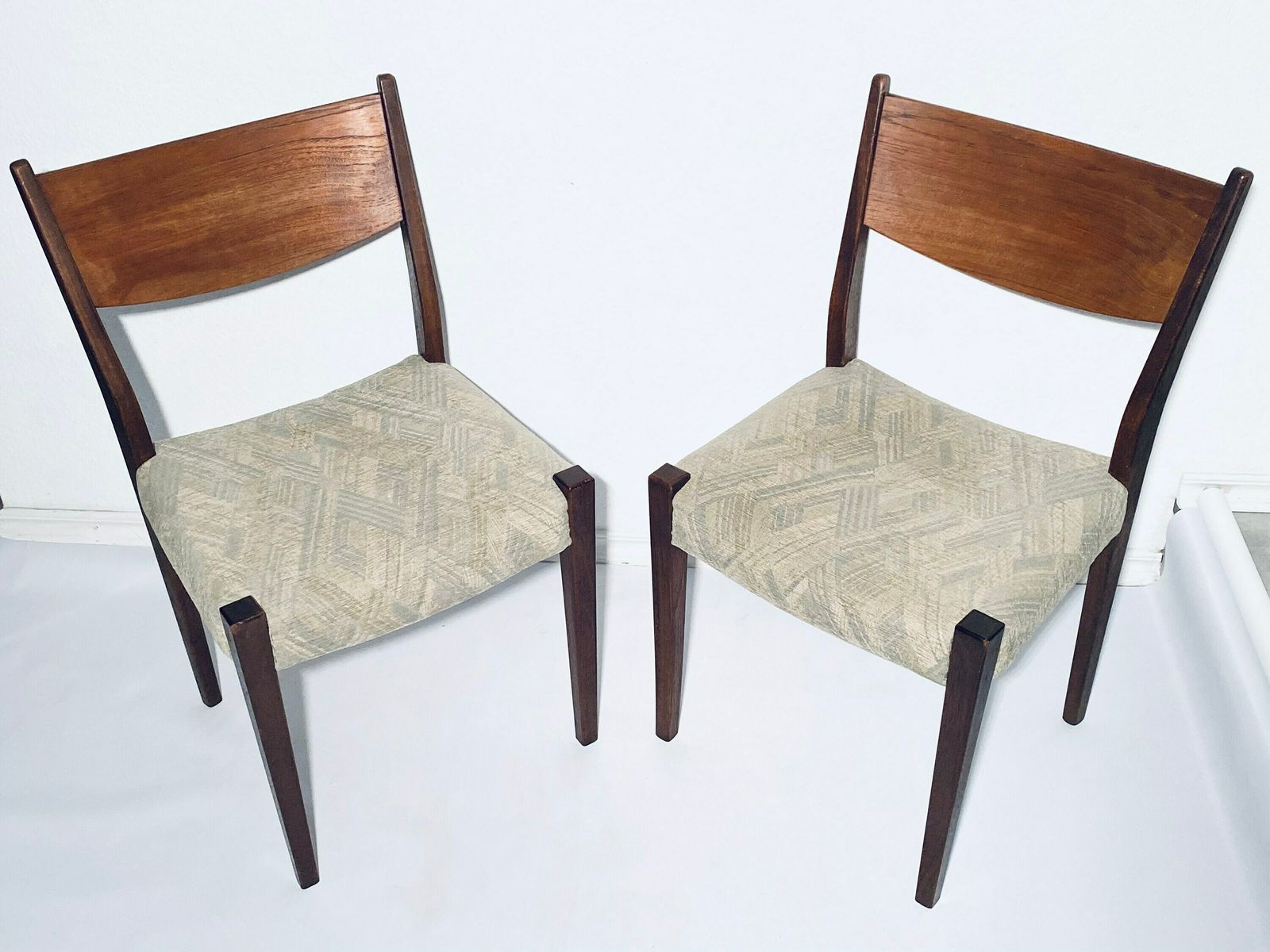 Mid Century Wooden Chairs / Vintage Decor / 50s 60s Furniture photo furniture