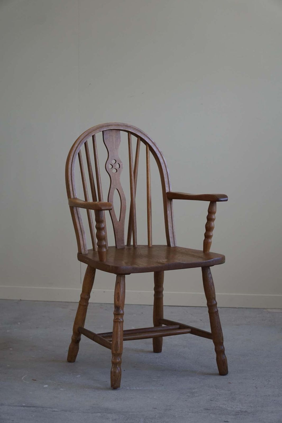 Windsor Armchair In Oak, English Edwardian, 19th Century photo 582.0