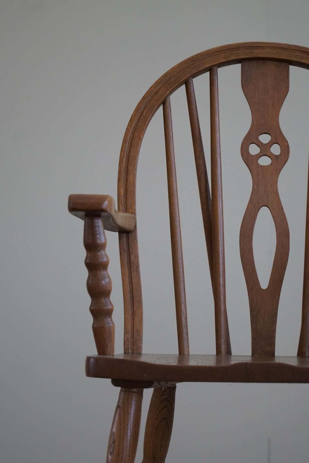 photo for sale Windsor Armchair In Oak, English Edwardian, 19th Century
