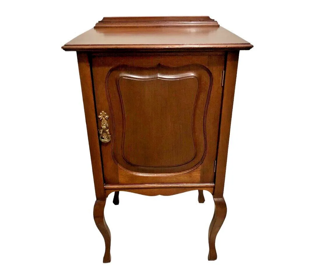 Handsome Antique Mahogany Bedside Cabinet