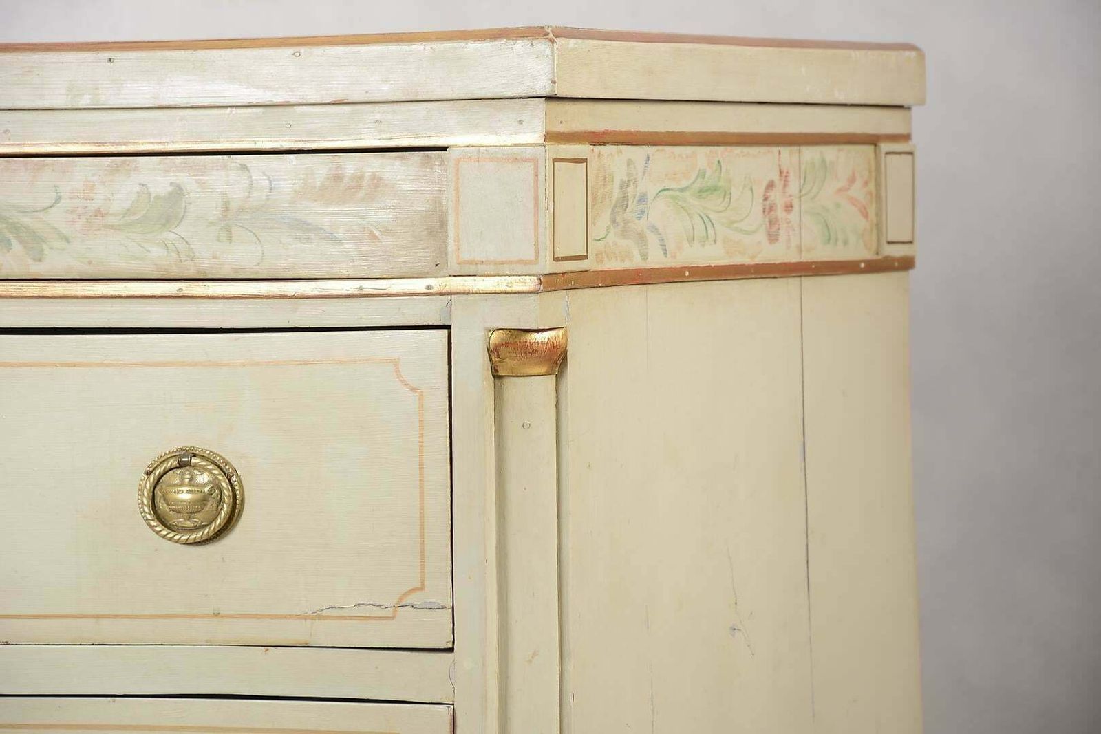 Swedish Gustavian Painted Chest Of Drawers Commode Tallboy 19th Century photo for sale