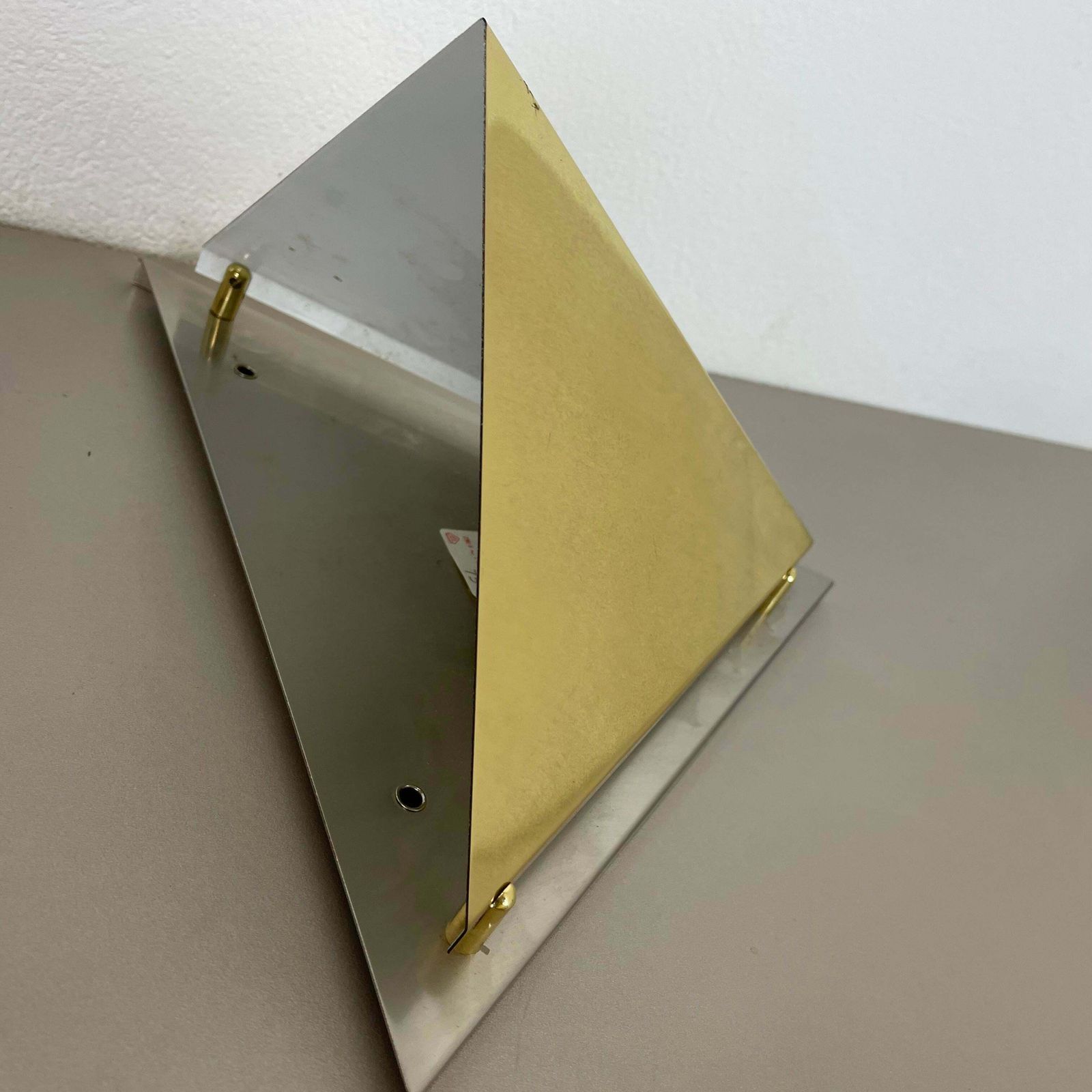 Set Of 2 Brass Sciolari Style Wall Light Sconces Bankamp Leuchten, Germany, 1980 photo furniture