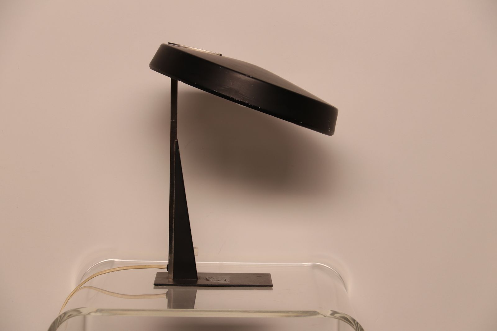 Desk Lamp In Black Metal By Louis Kalff For Philips, 1950's photo furniture