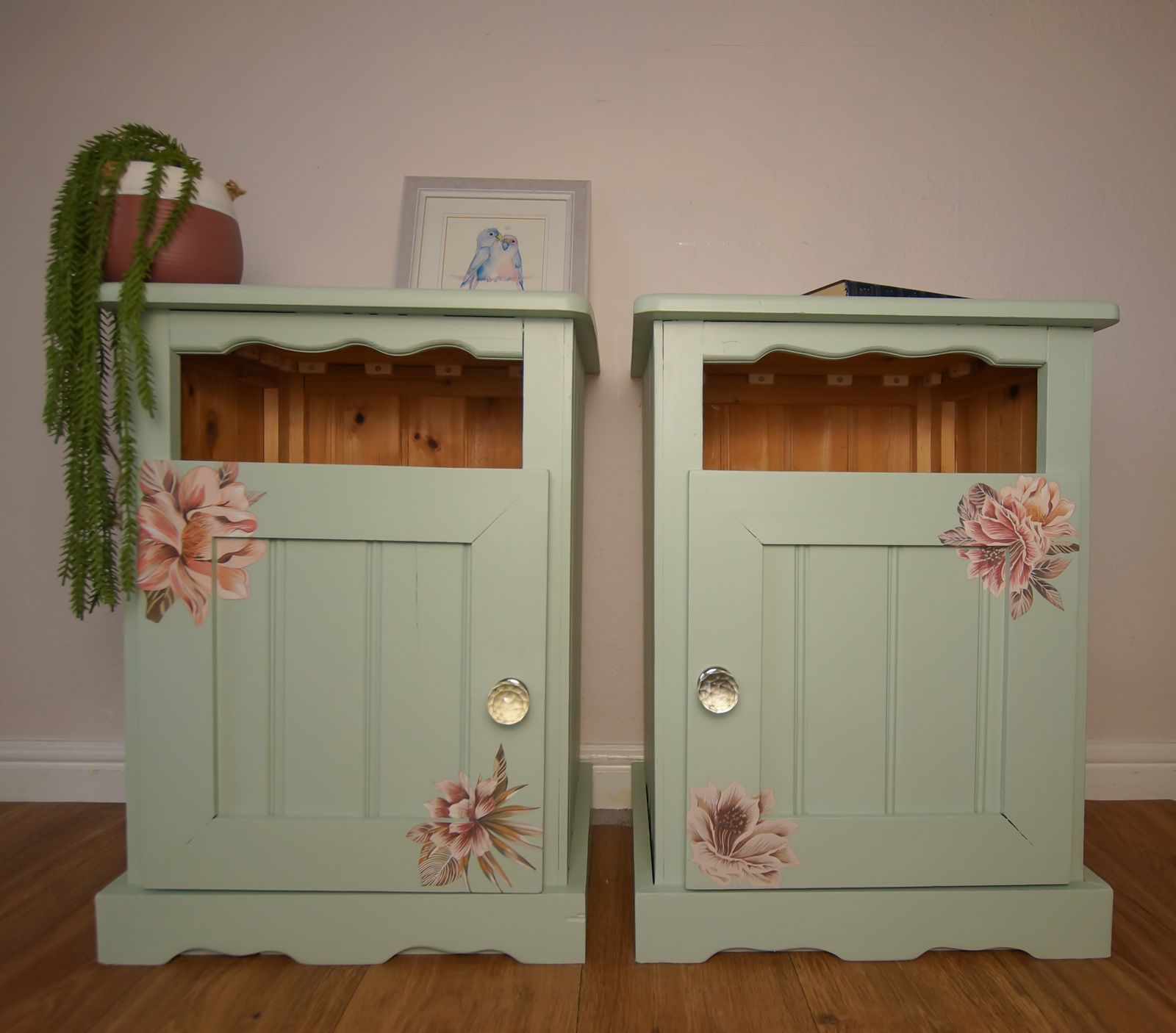 Floral Bedside Tables