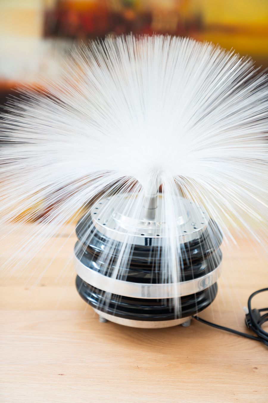 Swivel Fiber Optic Table Lamp From The 70s photo furniture