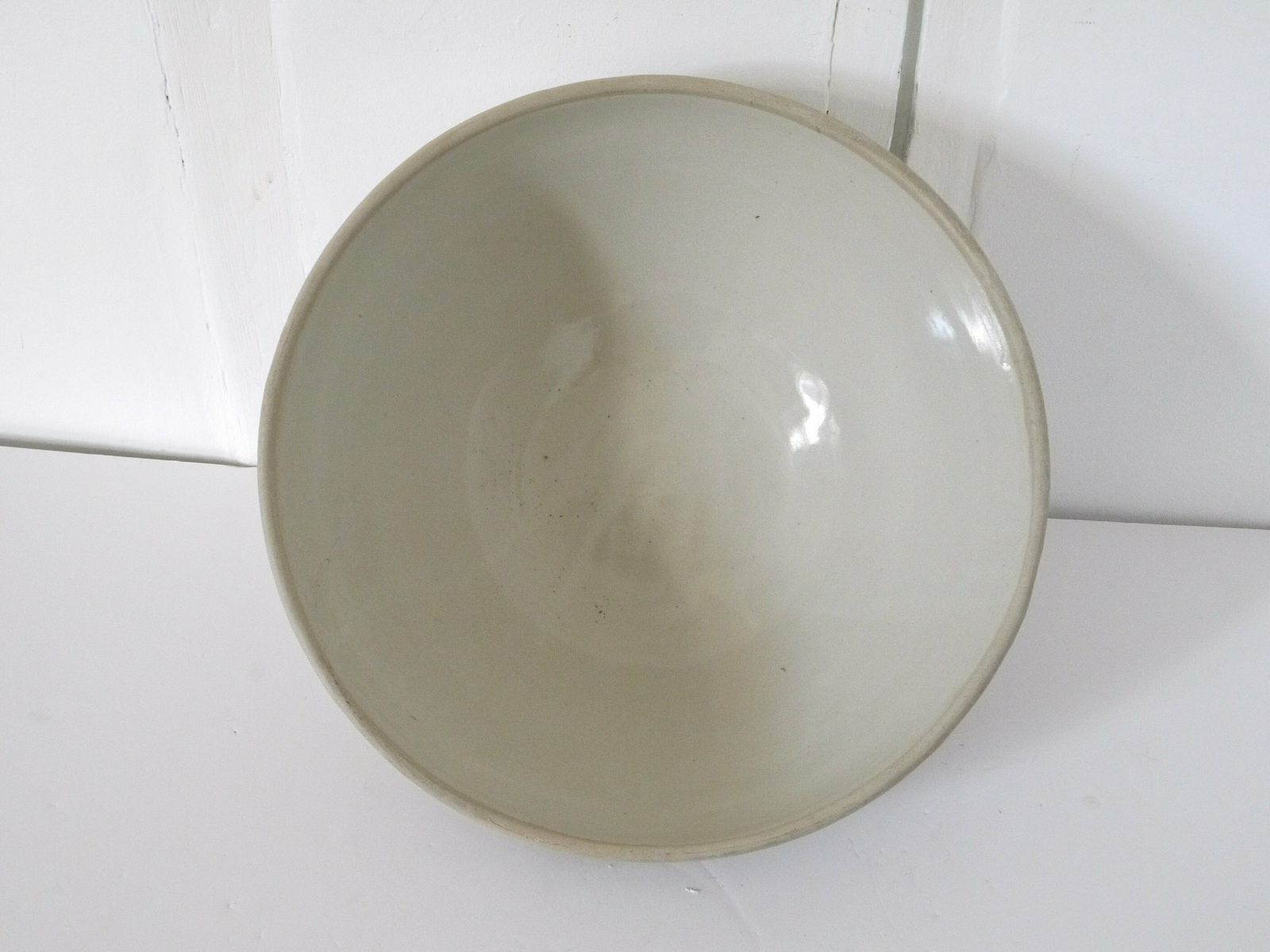 French Mixing Bowl Extra Large Mixing Bowl, Primitive Pottery Kitchen Jatte, Tian French Farmhouse Stoneware photo Home Decor