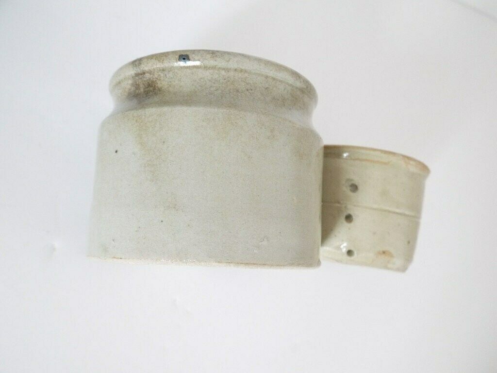 photo furniture Antique French Ironstone Preserve Pots Stoneware Set Of 2