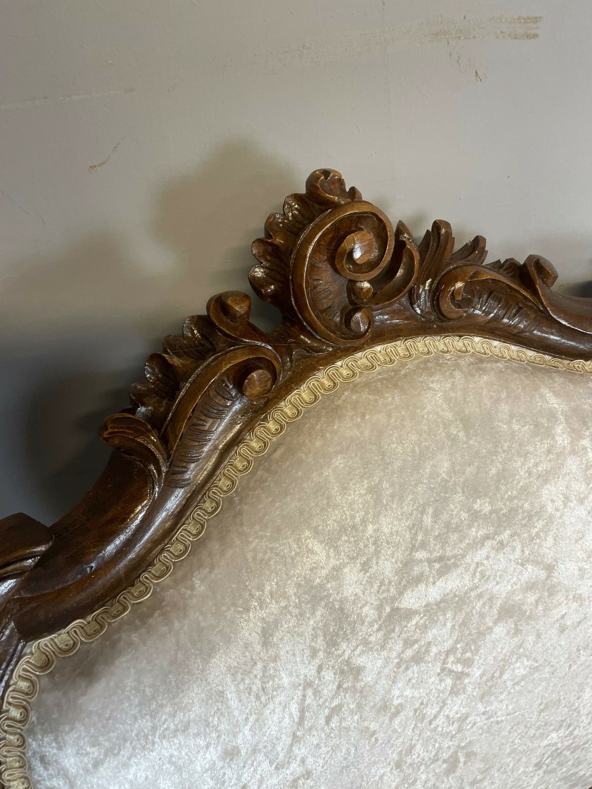 Pair Of French Carved Walnut Open Armchairs C.1910 photo 975.0
