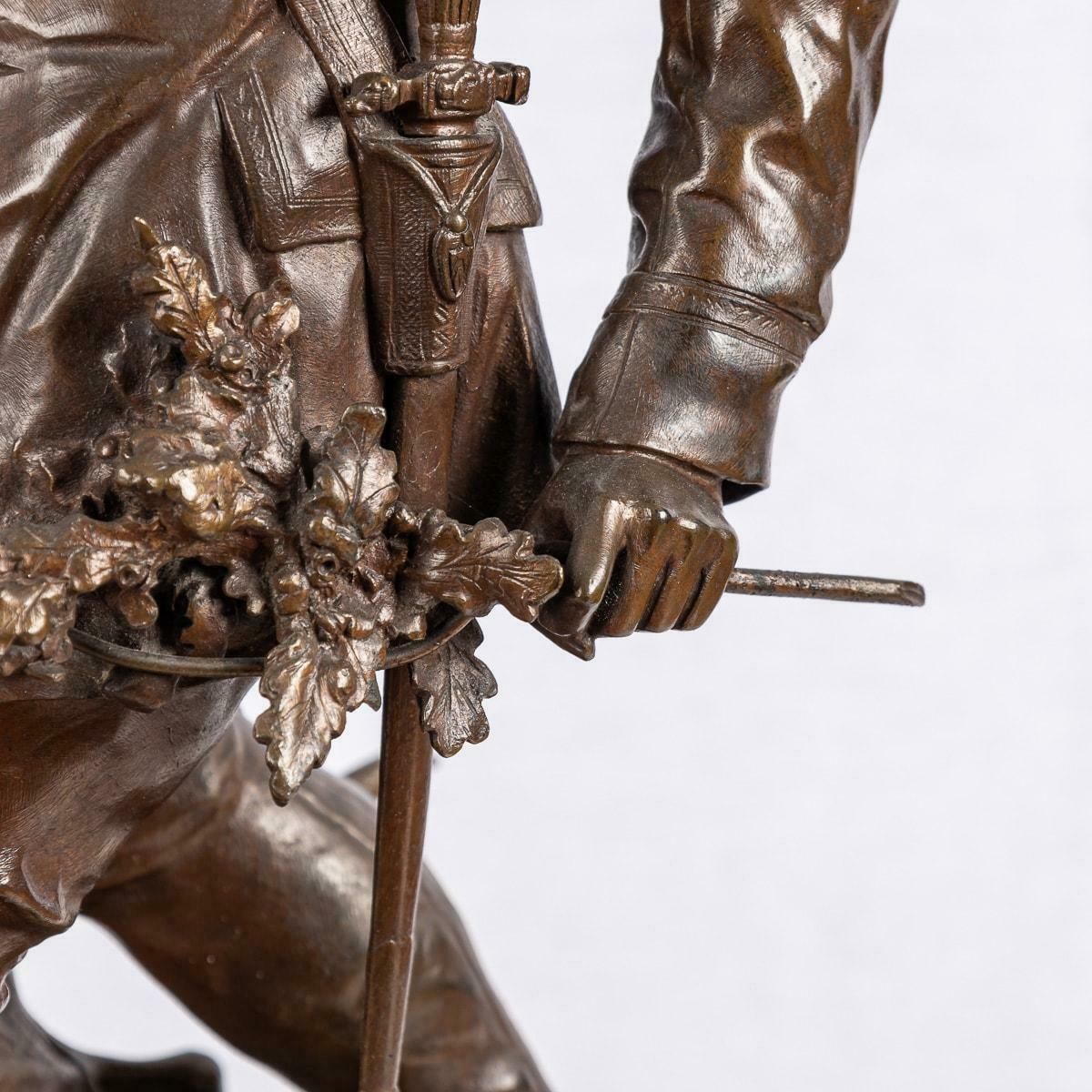 photo furniture 19th Century French Bronze 'Valet De Limier', Pierre Jules Méne, C.1879