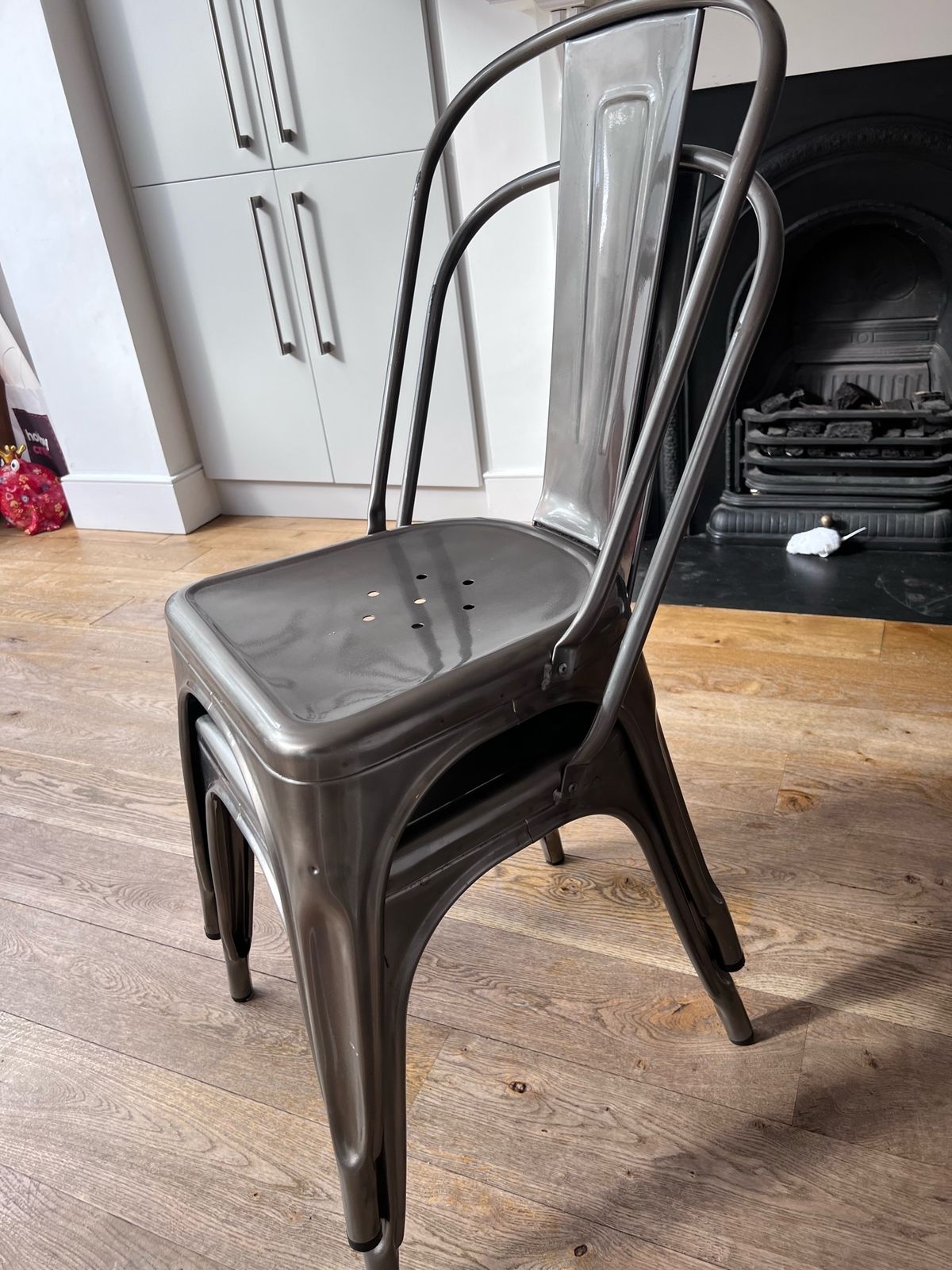 Pair Of Tolix Outdoor A Chair photo Furniture