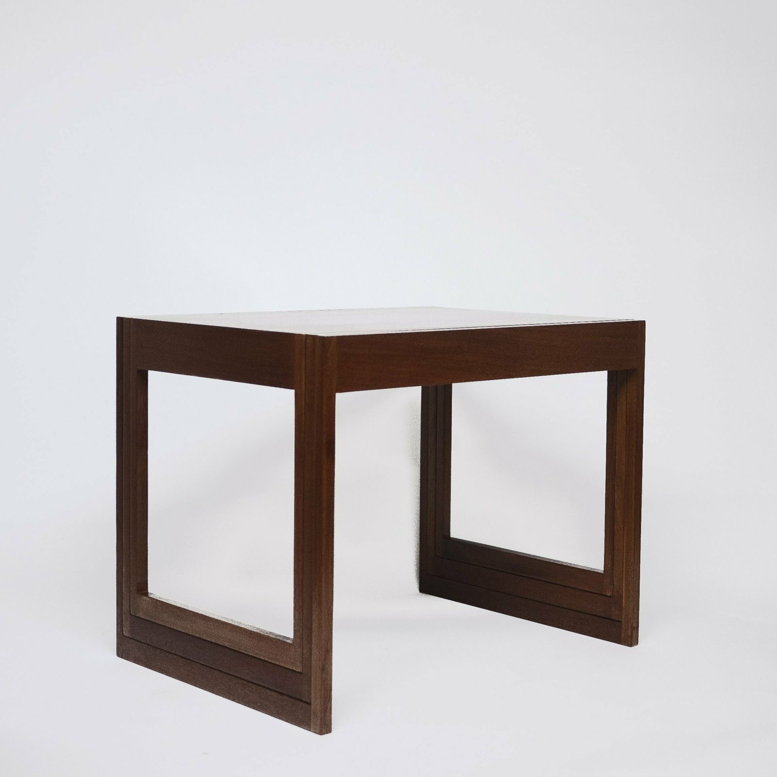 Danish Teak Stacking Nest Of Tables By Illum Wikkelso For Cfc Silkeborg, 1960s photo furniture