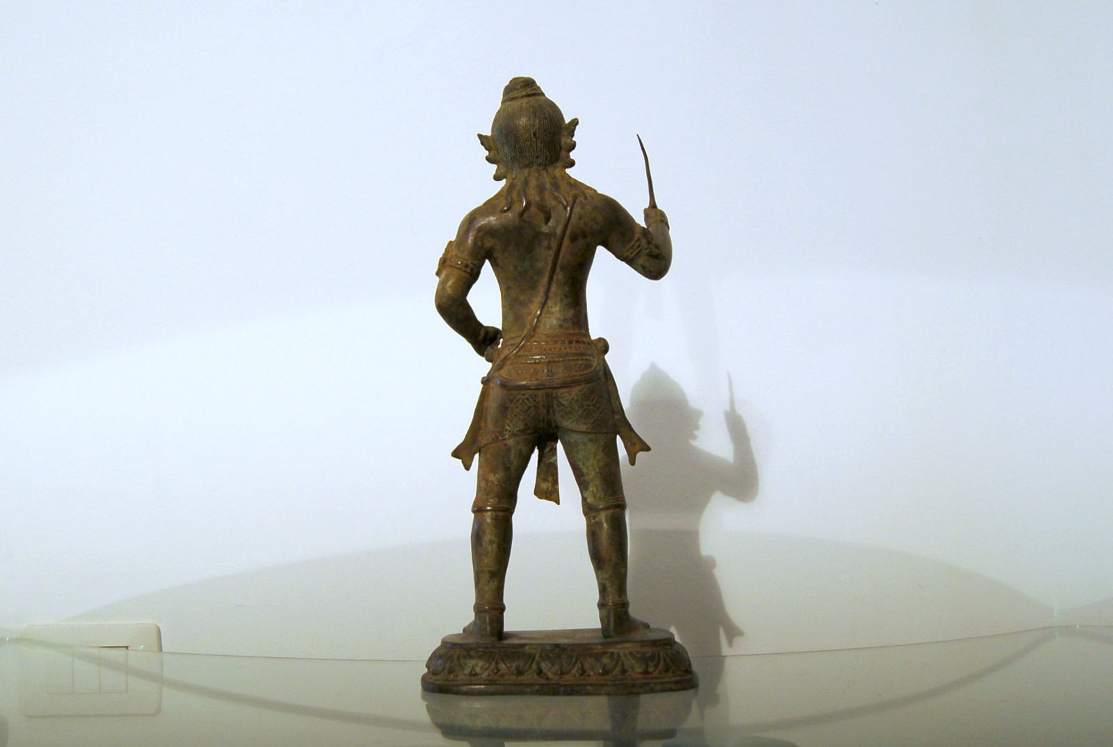 Home Decor Bronze Sculpture   Ayutthaya Thai Warrior   15th / 16th Century photo