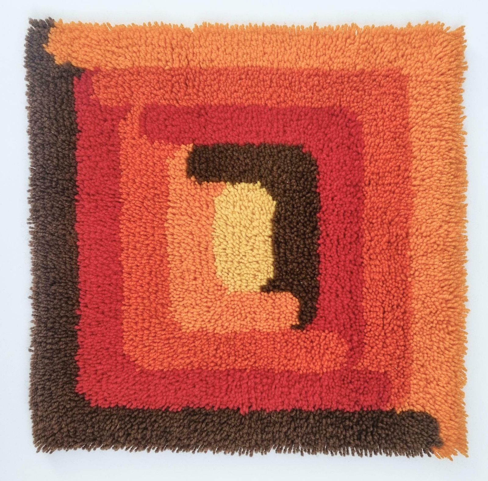 Rare Midcentury Wall Tapestry, Ege Rya Style, Denmark, 1970s photo furniture