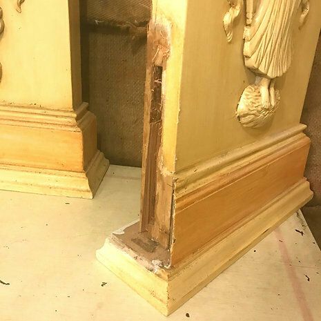 Architectural Mouldings From A French Chateau photo vintage