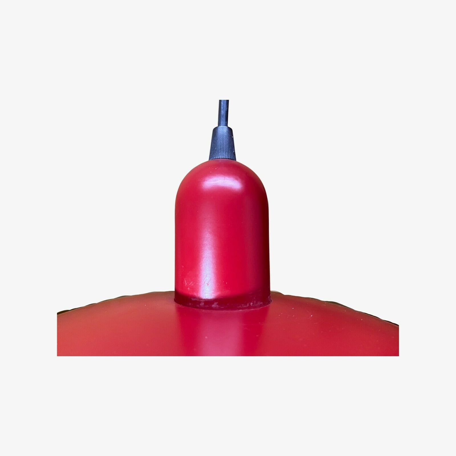 1960s Red Dutch Design Pendant Light Made From Metal   Vintage Hanging Lamp From The Netherlands   Dutch Mid Century Modern Vintage Lighting photo furniture