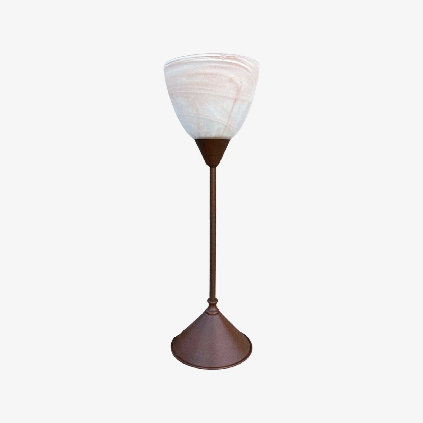 Original Italian Murano Table Lamp | Handmade In Italy | Vintage Murano Glass Table Lamp | ‘Vetro Eseguito’ Design | Murano Glass Table Lamp