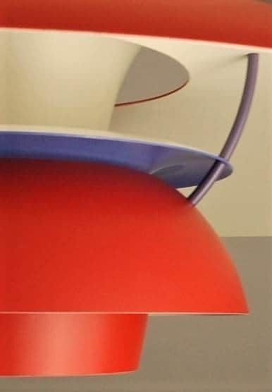 Louis Poulsen Ph5 Pendant | Vintage 1970's 'Authentic Red' | Mid Century Modern Design By Poul Henningsen, Denmark photo 950.0