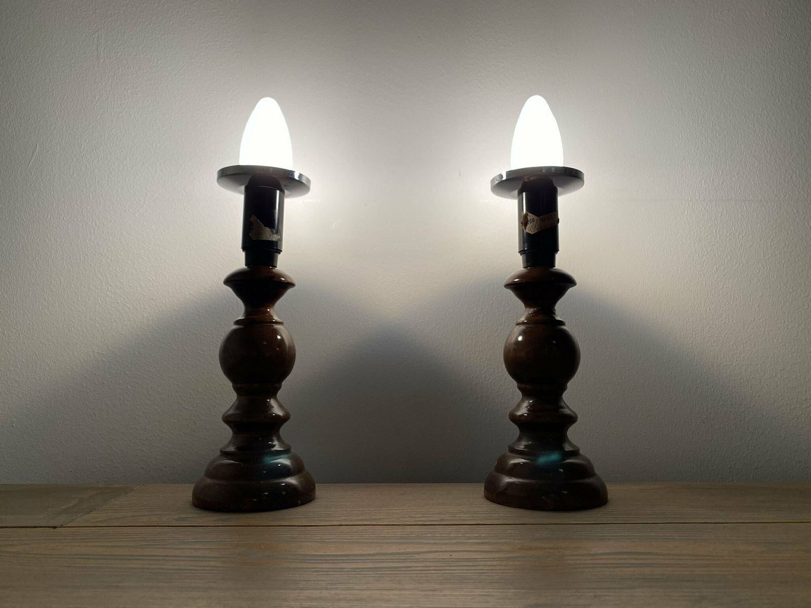 Herda Designer Lamps | Set Of 2 Mid Century Modern Lamps | Made In Holland | Dutch Designer Table Lamps | Vintage Night Lights, 1960s, 1970s photo furniture