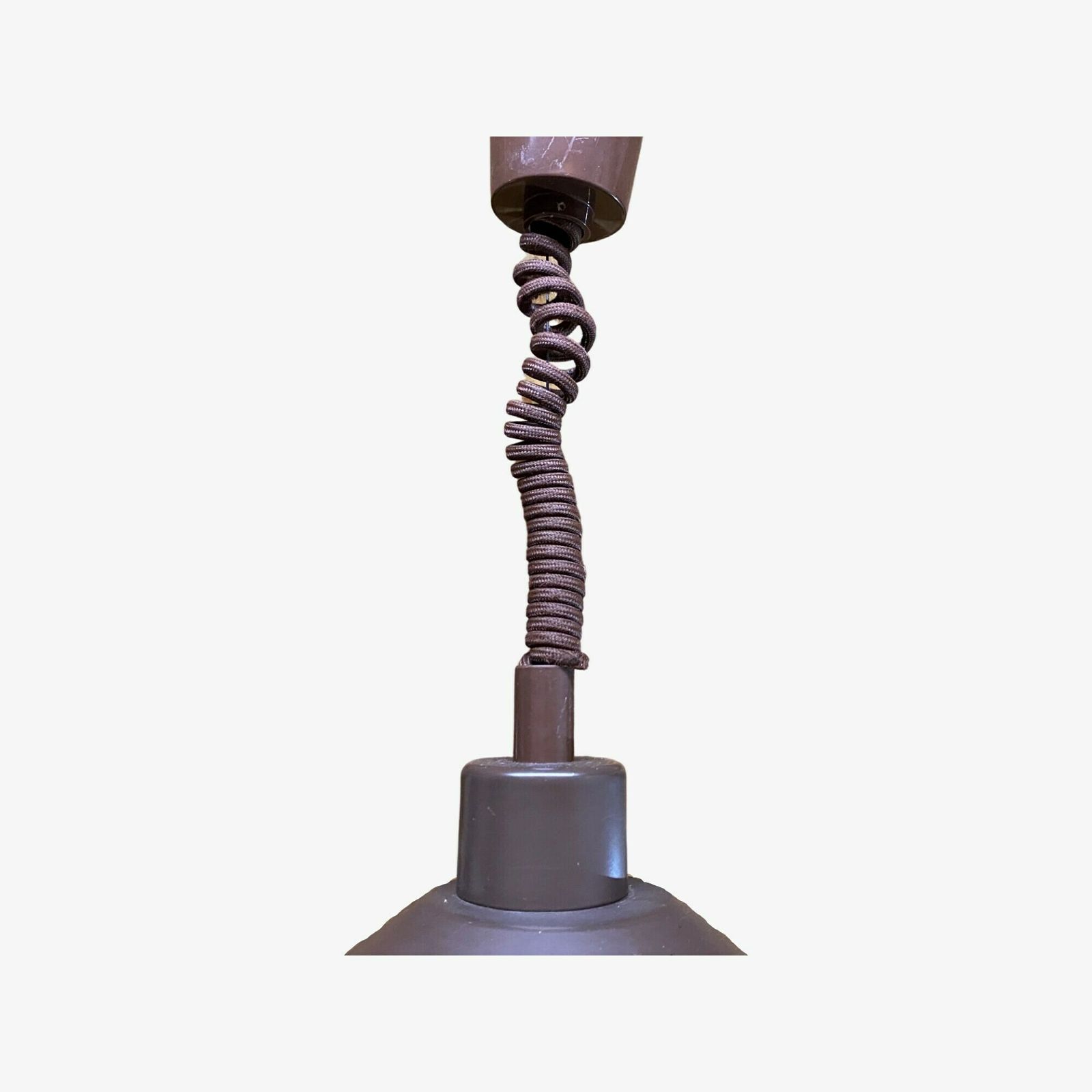 Je Fassung Design Lamp | Vintage Pendant Lighting Made In Scandinavia | Brown Vintage Pendant Lamp | Mid Century Modern Lighting, Metal Lamp photo vinterior