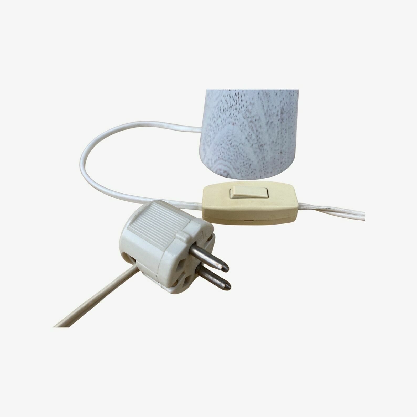 White Wood Retro Table Lamp | Wooden Desk Lamp / Night Light From The Netherlands 1960s, 1970s | Mid Century Modern Wooden Base + Free Shade photo 182.0