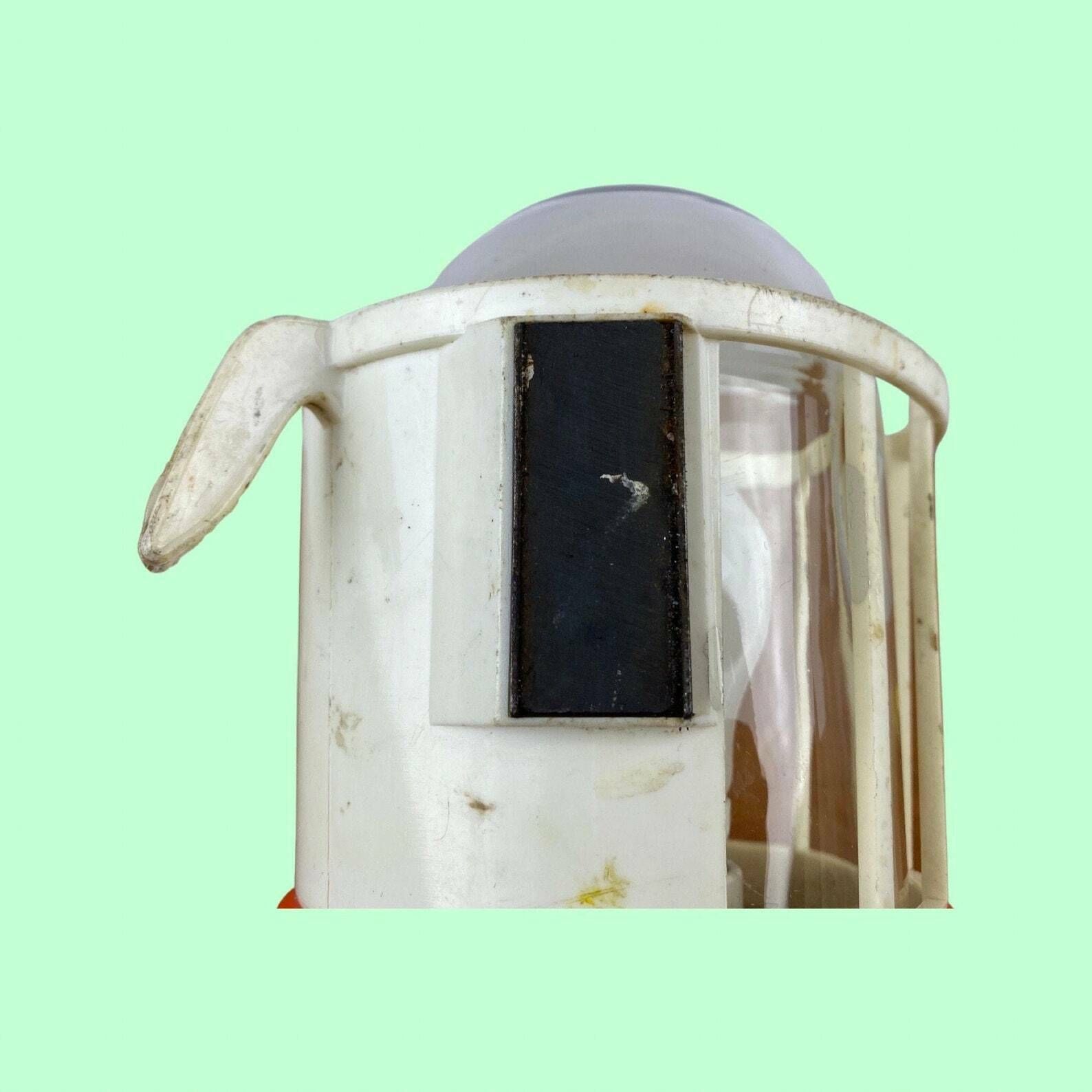 photo furniture Portable Retro Lamp Frandsen Denmark | Danish Design From The Mid Century | Retro Orange Running Light In Good Condition | With Glass Shade