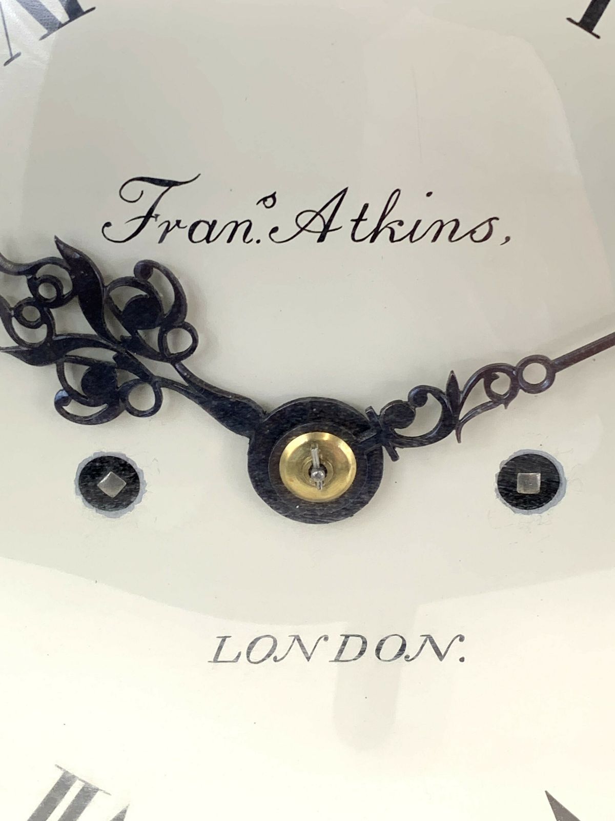 Mahogany Bracket Clock With Pad Top    Circa 1810, Fran's Atkins London photo for sale