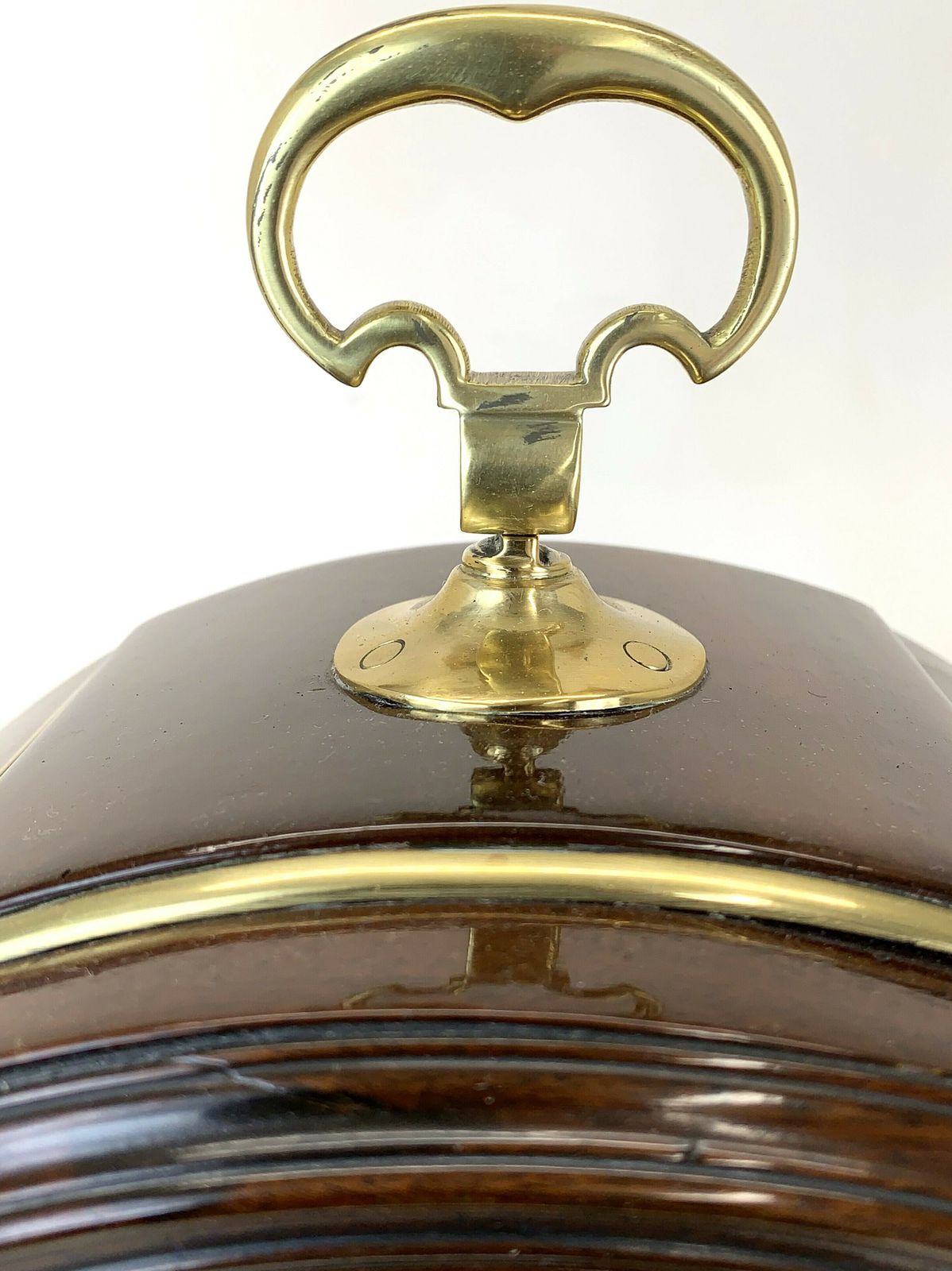 Mahogany Bracket Clock With Pad Top    Circa 1810, Fran's Atkins London photo vintage