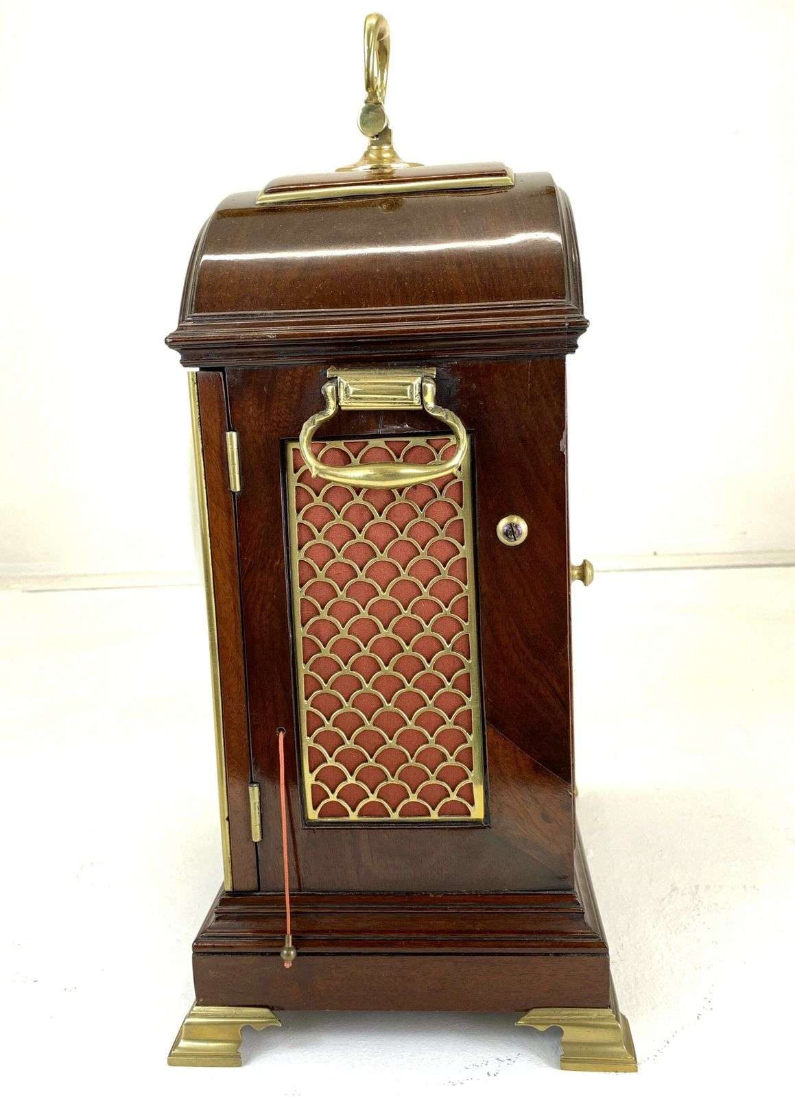 photo buy Mahogany Bracket Clock With Pad Top    Circa 1810, Fran's Atkins London