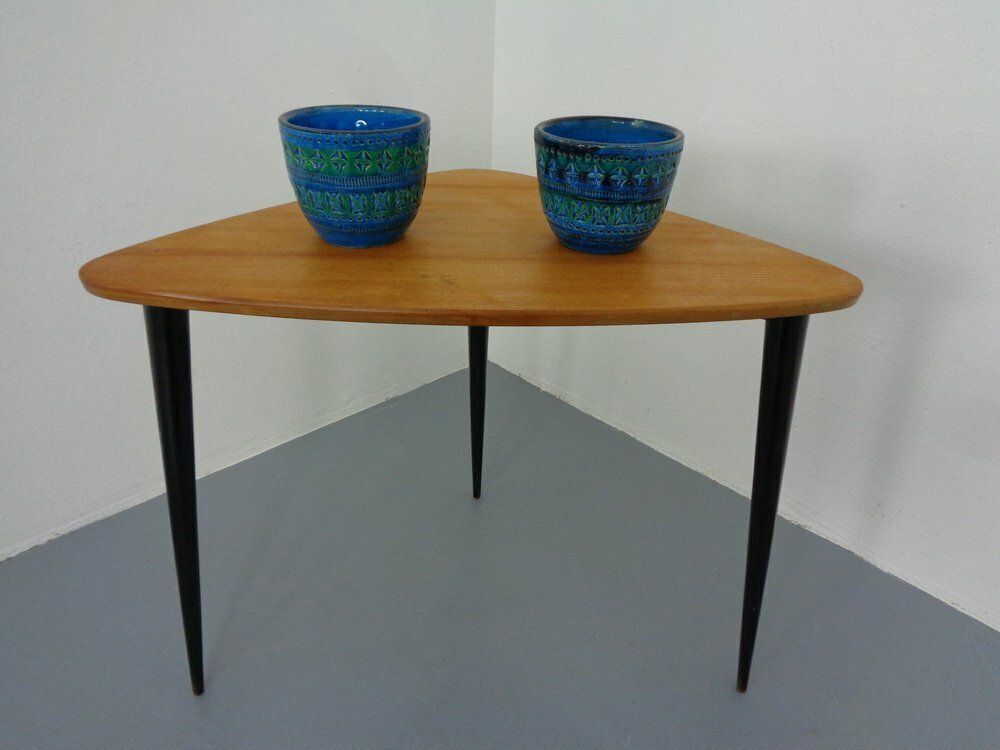 Italian Rimini Blue Ceramic Cachepots By Aldo Londi For Bitossi, 1960s, Set Of 2 photo for sale