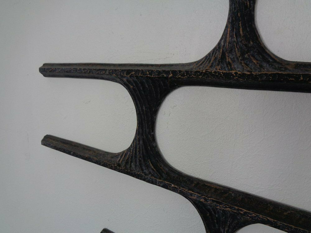 Art Large German Brutalist Iron Wall Sculpture, 1960s photo