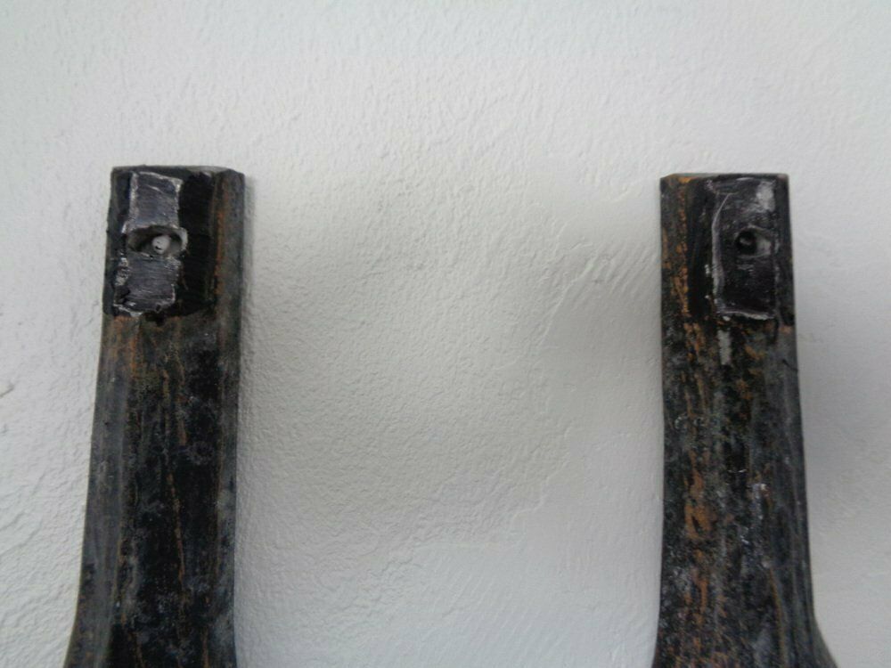 1589.0 Large German Brutalist Iron Wall Sculpture, 1960s photo